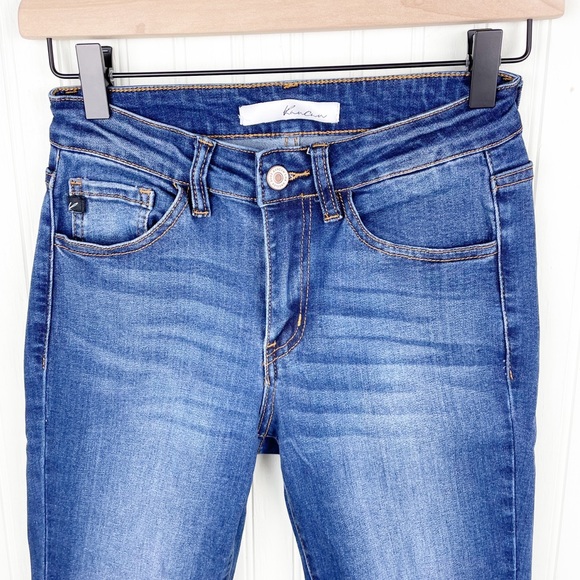KanCan Mid-Rise Skinny Jeans Medium Wash Denim Style KC11214D Women's Size 24 - Picture 3 of 9